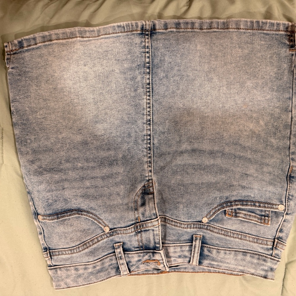 Sincerely Jules Light Blue Denim Skirt